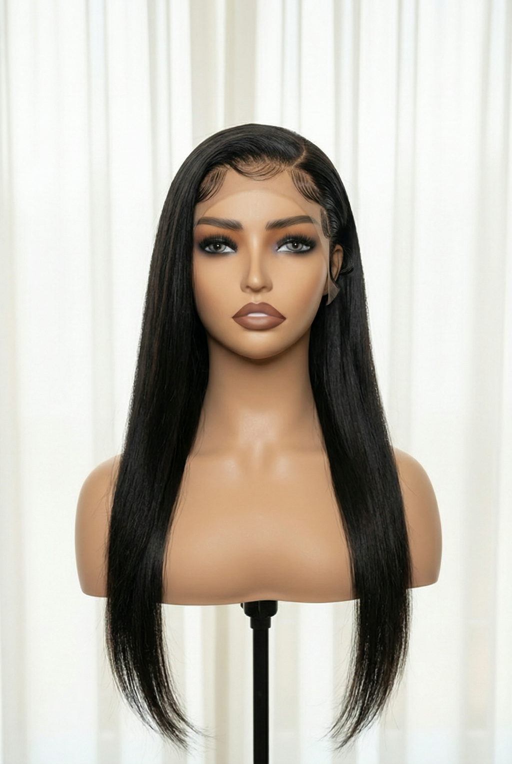 250% Density Bone Straight with Baby Hair PartingMax Glueless 7x6 Closure HD Lace Wig Pre-Cut Lace